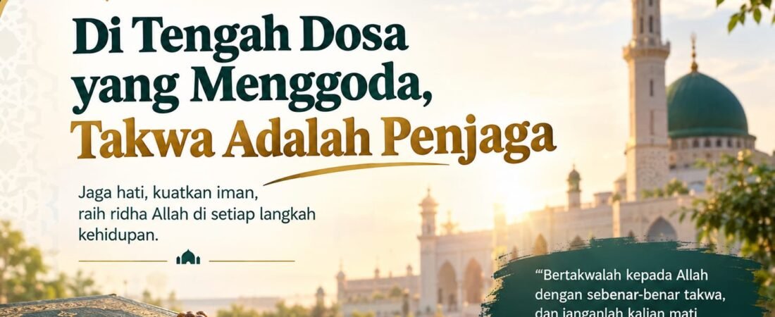 Khutbah Jum’at: Di Tengah Dosa yang Menggoda, Takwa Adalah Penjaga